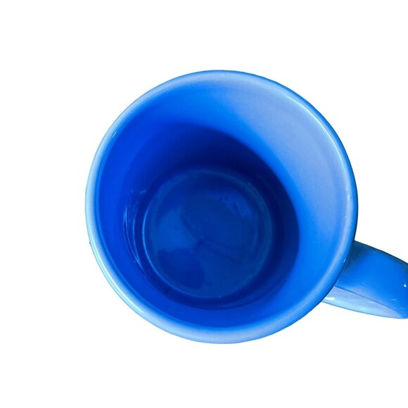 Disney Lilo and Stitch Coffee Tea Cocoa Mug Disneyana Blue Flawed u Flaw - Picture 2 of 6